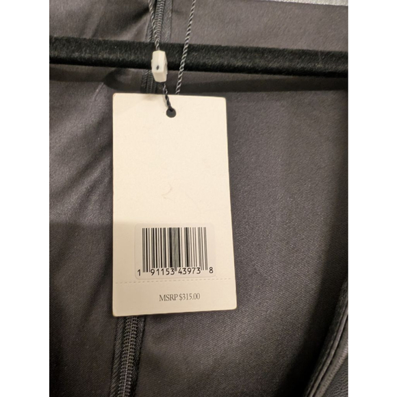 NWT Revolve Jason Wu Lexi Vegan Leather Mini Dress Waist Cutout Edgy size small - Picture 5 of 9